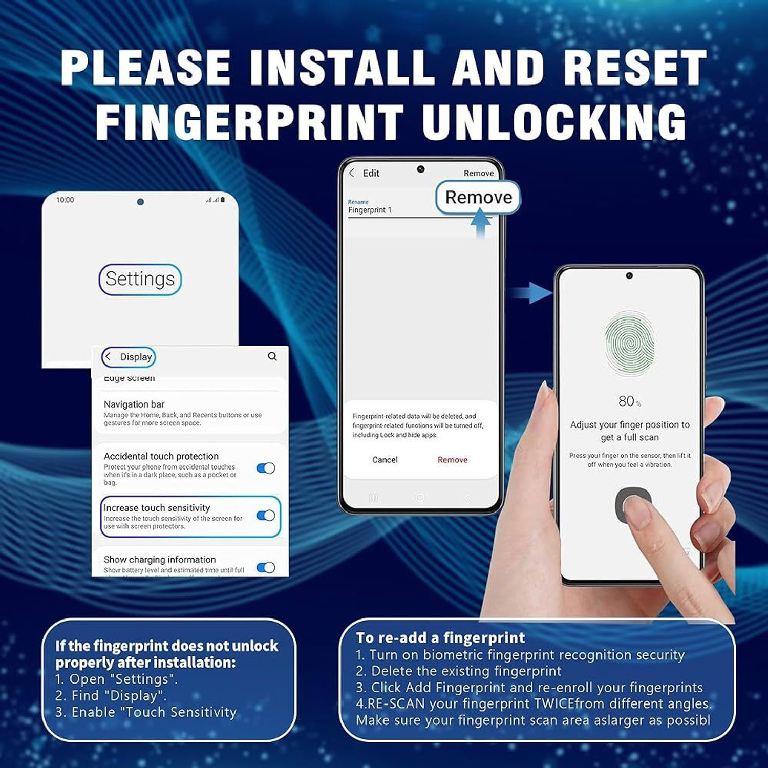 Image of Vatsin Front and Back Tempered Glass for Google Pixel 10