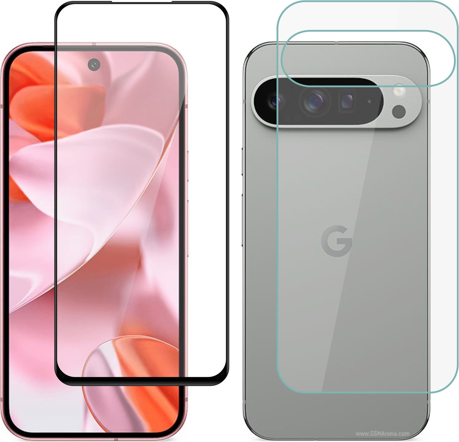 Image of Vatsin Front and Back Tempered Glass for Google Pixel 10