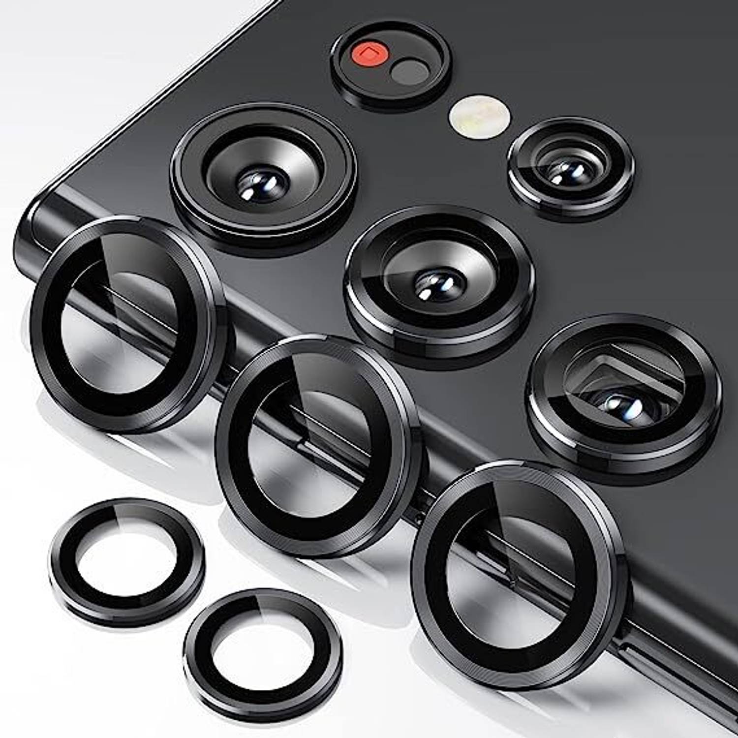 Beanny Camera Lens Protector for Samsung Galaxy S22 Ultra (Pack o
