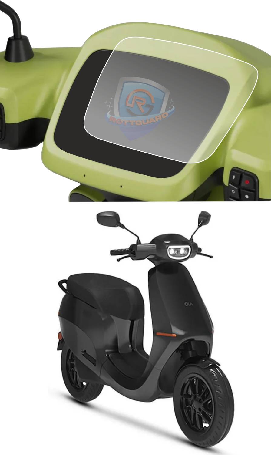 rottguard Impossible Screen Guard for ola s1 and s1 pro Unbreaka