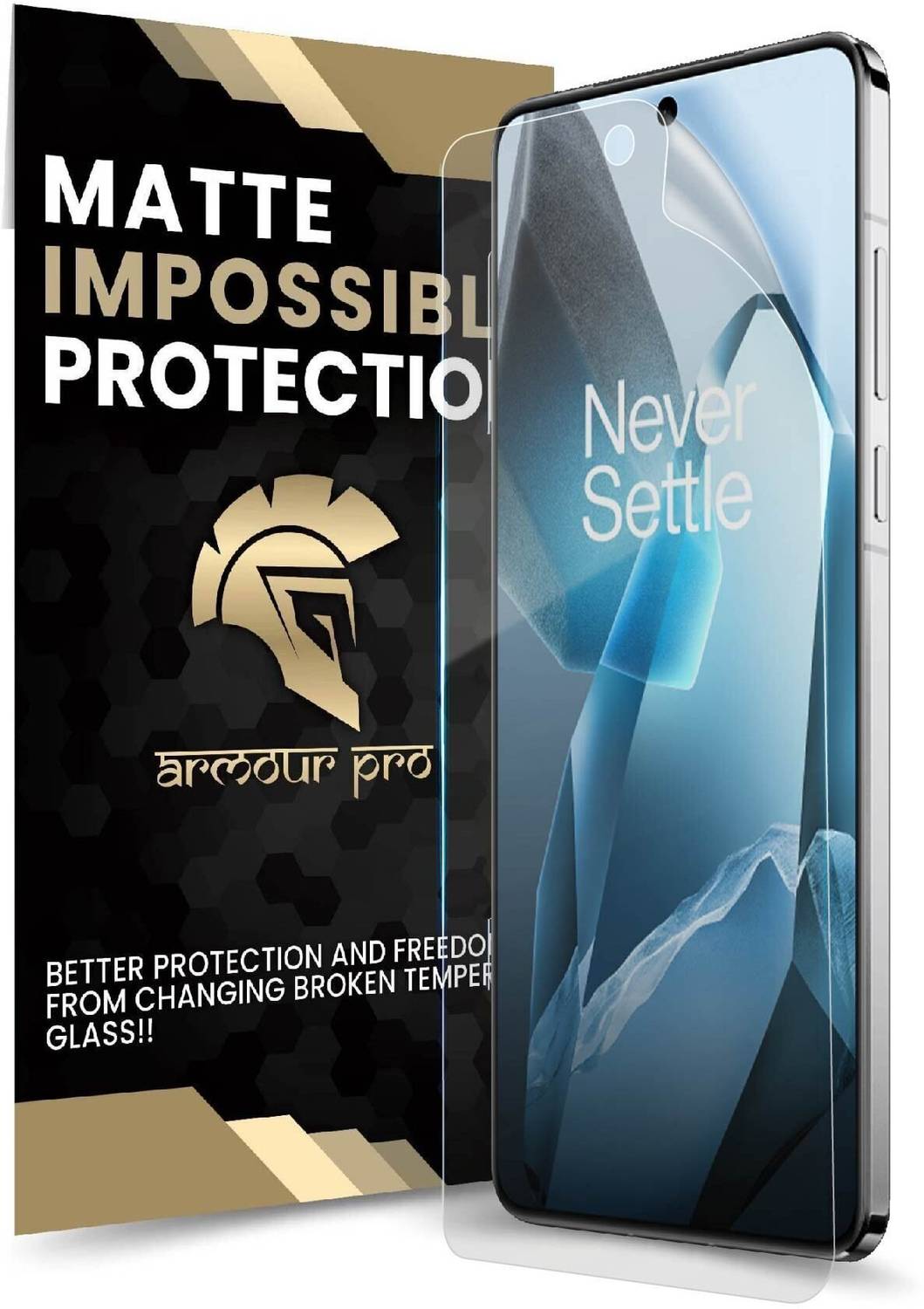 ArmourPro Edge To Edge Screen Guard for OnePlus 13 5G, OnePlus 13, Matte Unbreakable Membrane