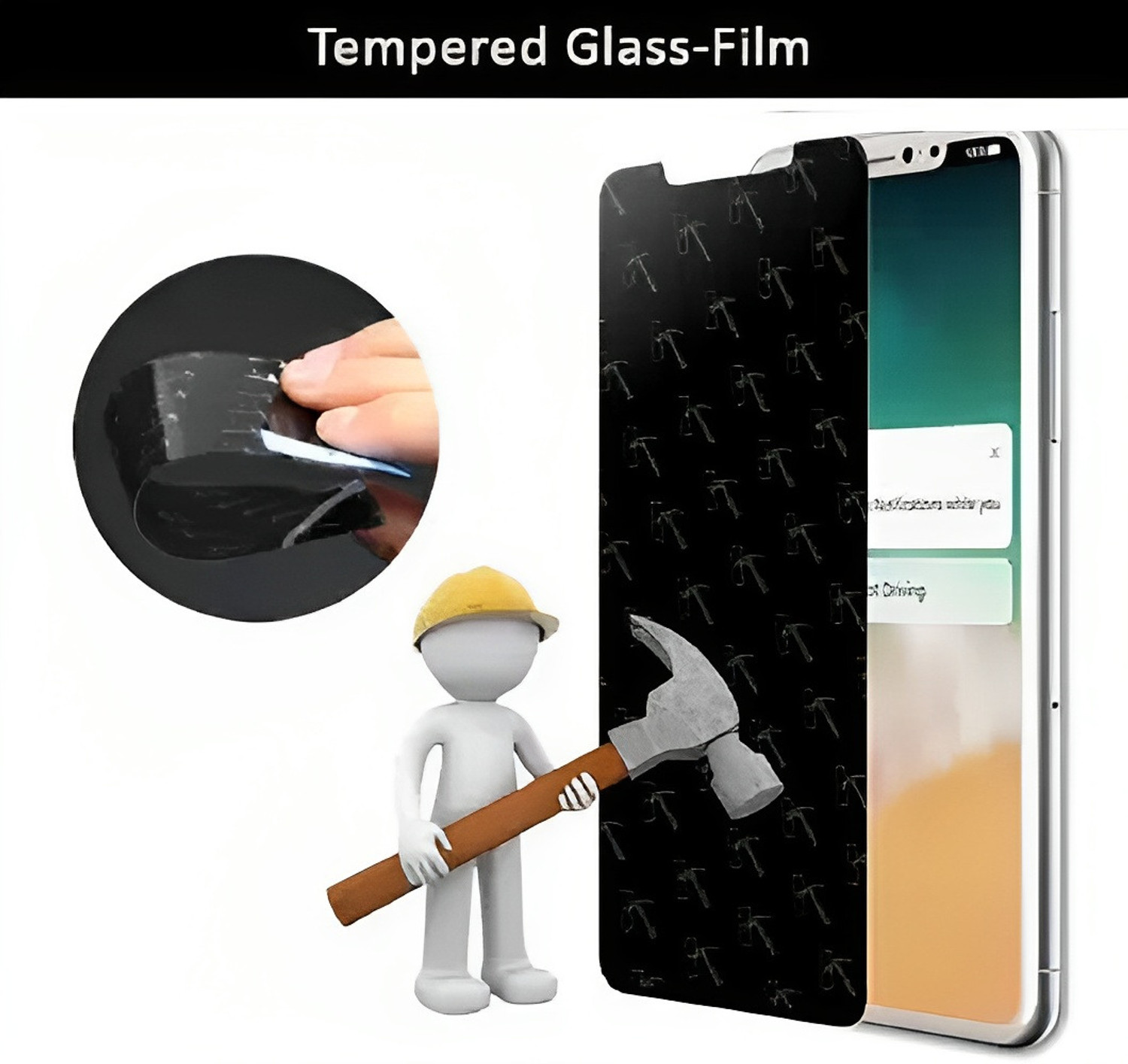 Image of Snap Impossible Screen Guard for Compatible for Matte-NOV23-Tecno Camon I2