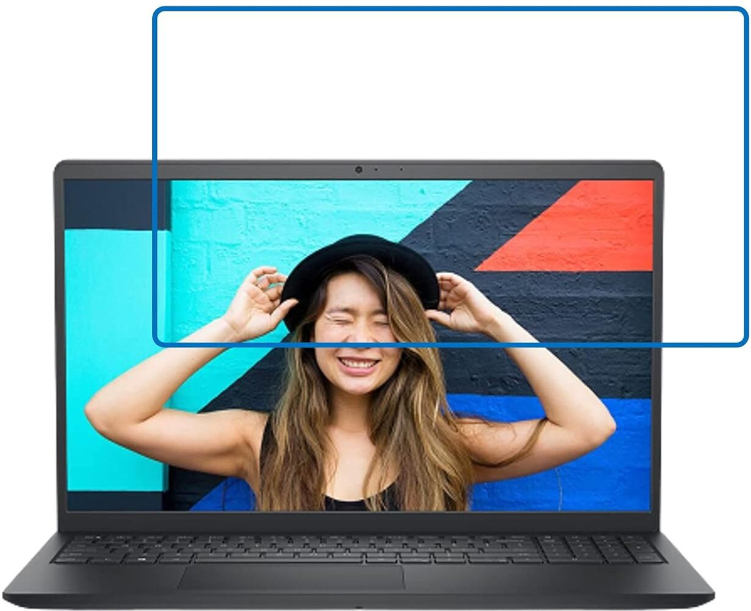 Image of ear wear Impossible Screen Guard for Dell Inspiron 3511 15.6 Inch Laptop Screen Protector 16:9 Aspect Ratio Anti Scratch Guard