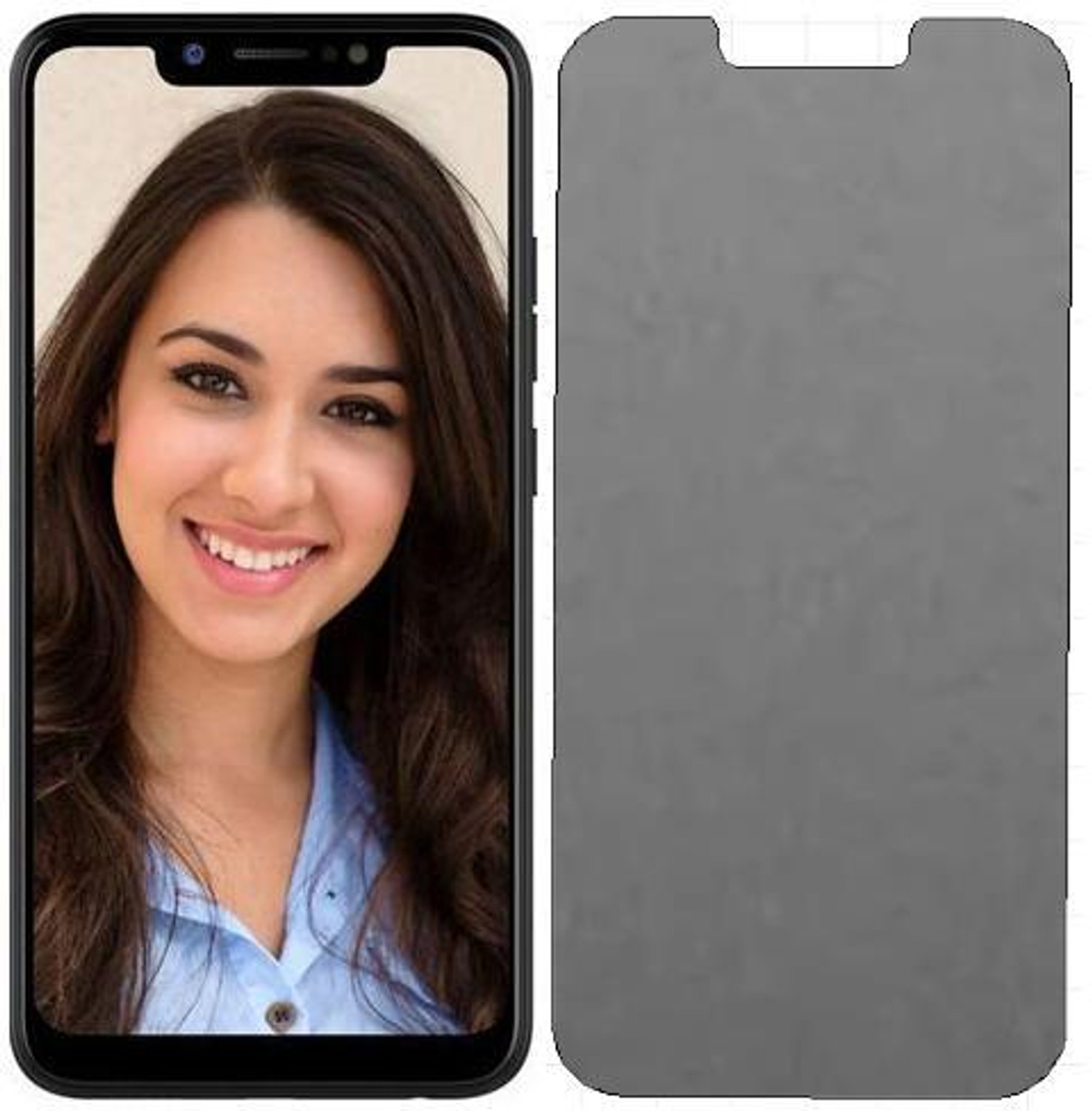 Image of Snap Impossible Screen Guard for Compatible for Matte-NOV23-Tecno Camon I2