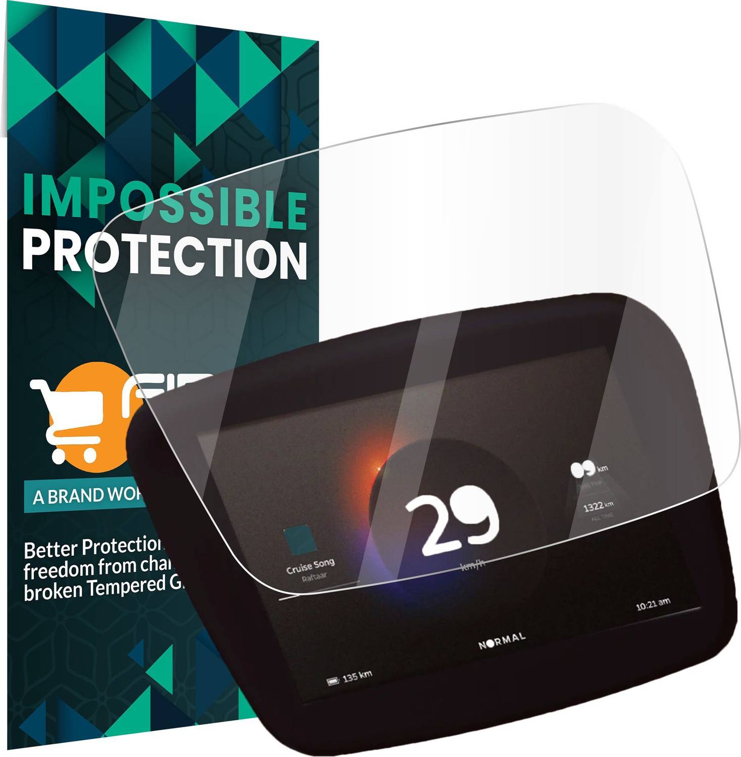 FIRST MART Impossible Screen Guard for Ola S1 Pro, Ola EV S1, Ola