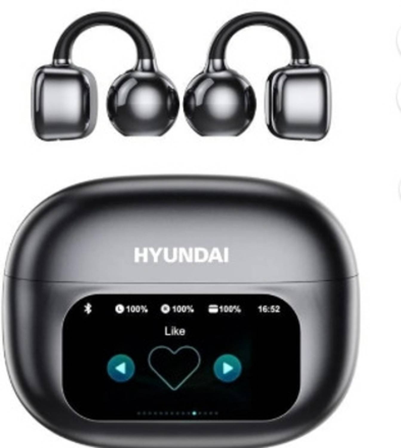 THJDG Nano Glass for HYUNDAI Earbuds Ear Headphones with LCD Full