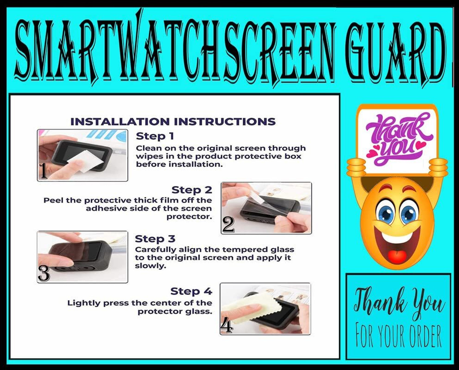 Image of diamondvisions Tempered Glass Guard for Noise Halo Plus Elite, Noise Halo Plus Elite Smartwatch