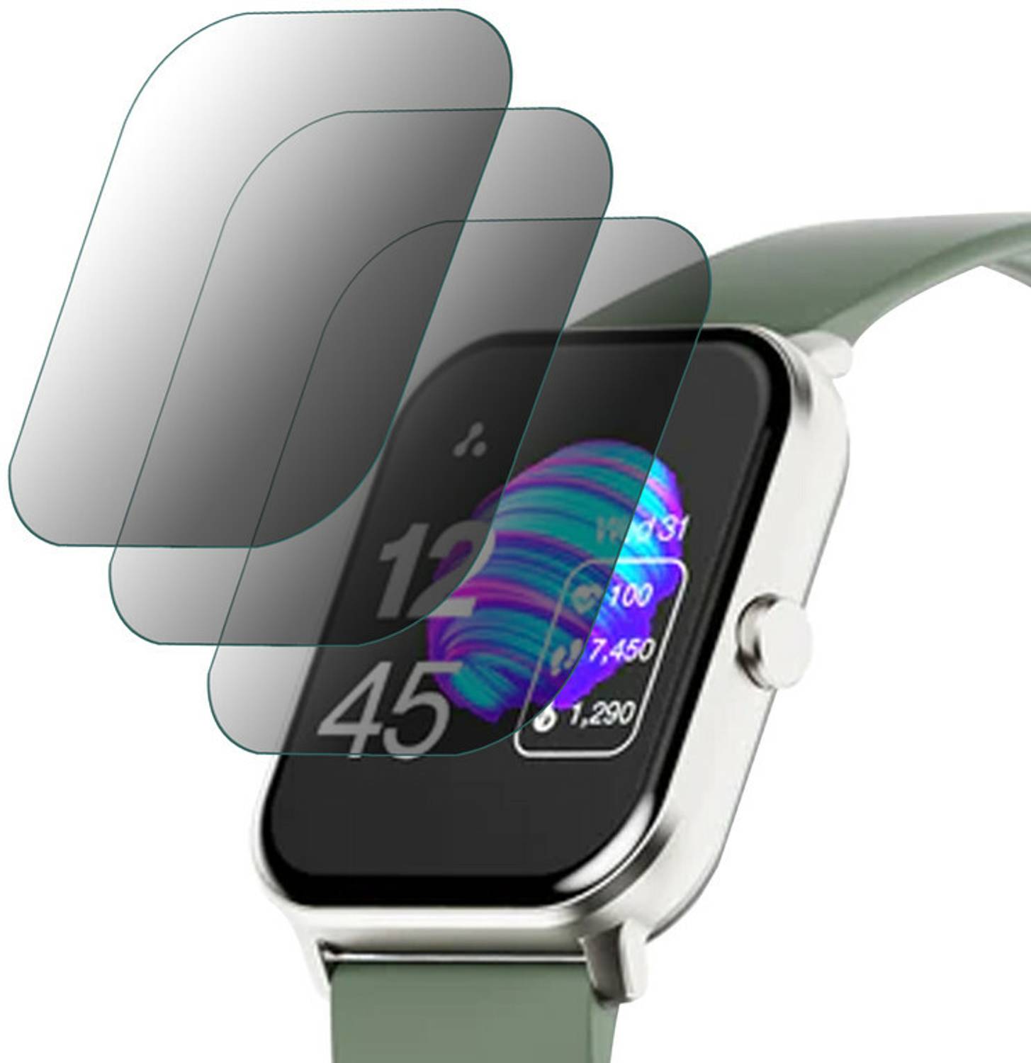 YCHROZE Impossible Screen Guard for Ambrane Wise Eon 1.69