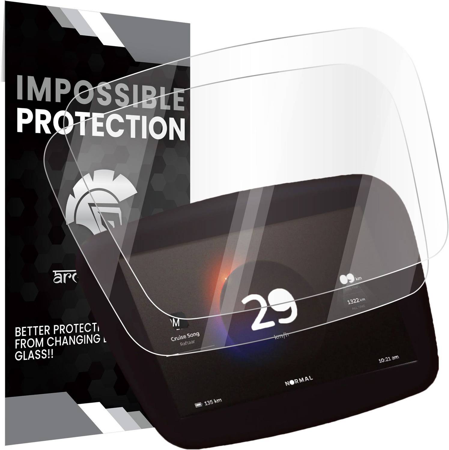ArmourPro Impossible Screen Guard for Ola Electric Scooter S1, Ol