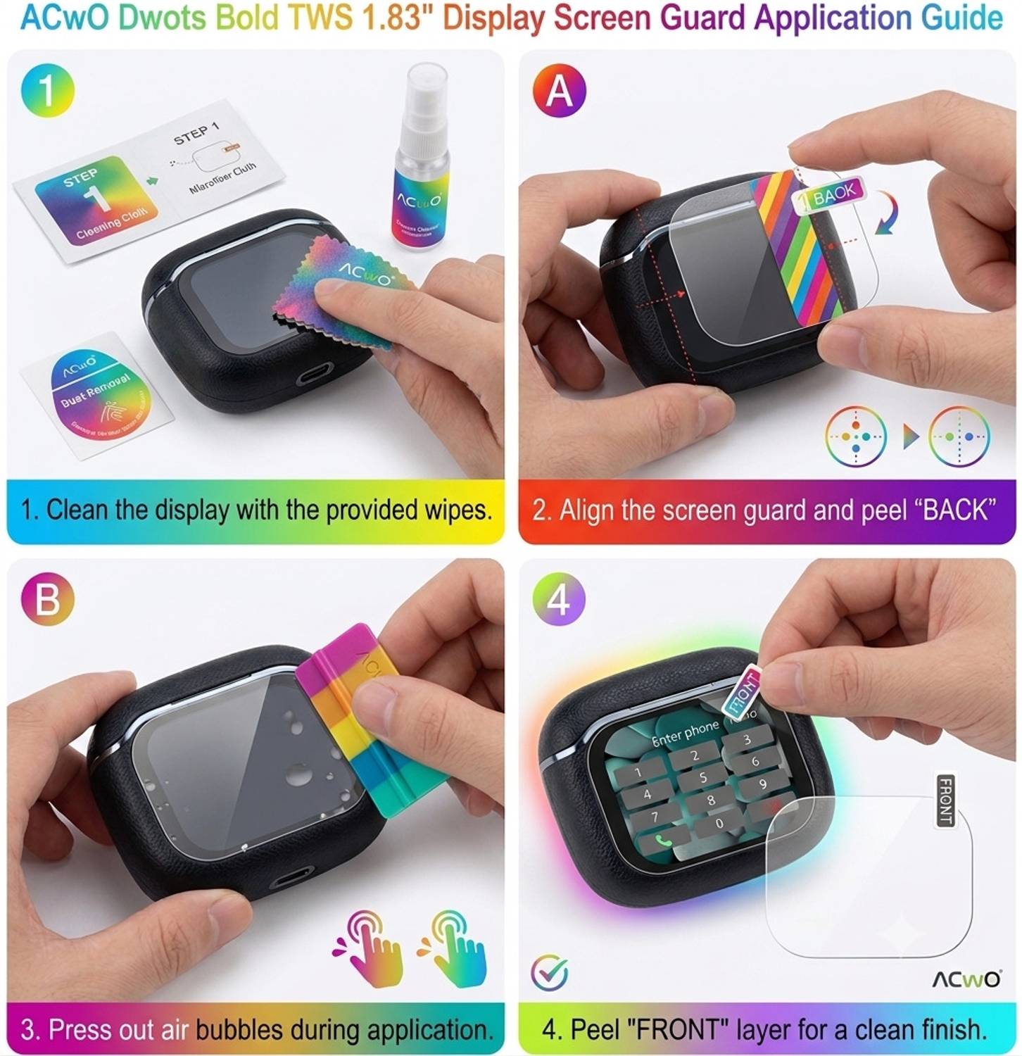 NYRO Impossible Screen Guard for ACwO Earbuds - Image 4