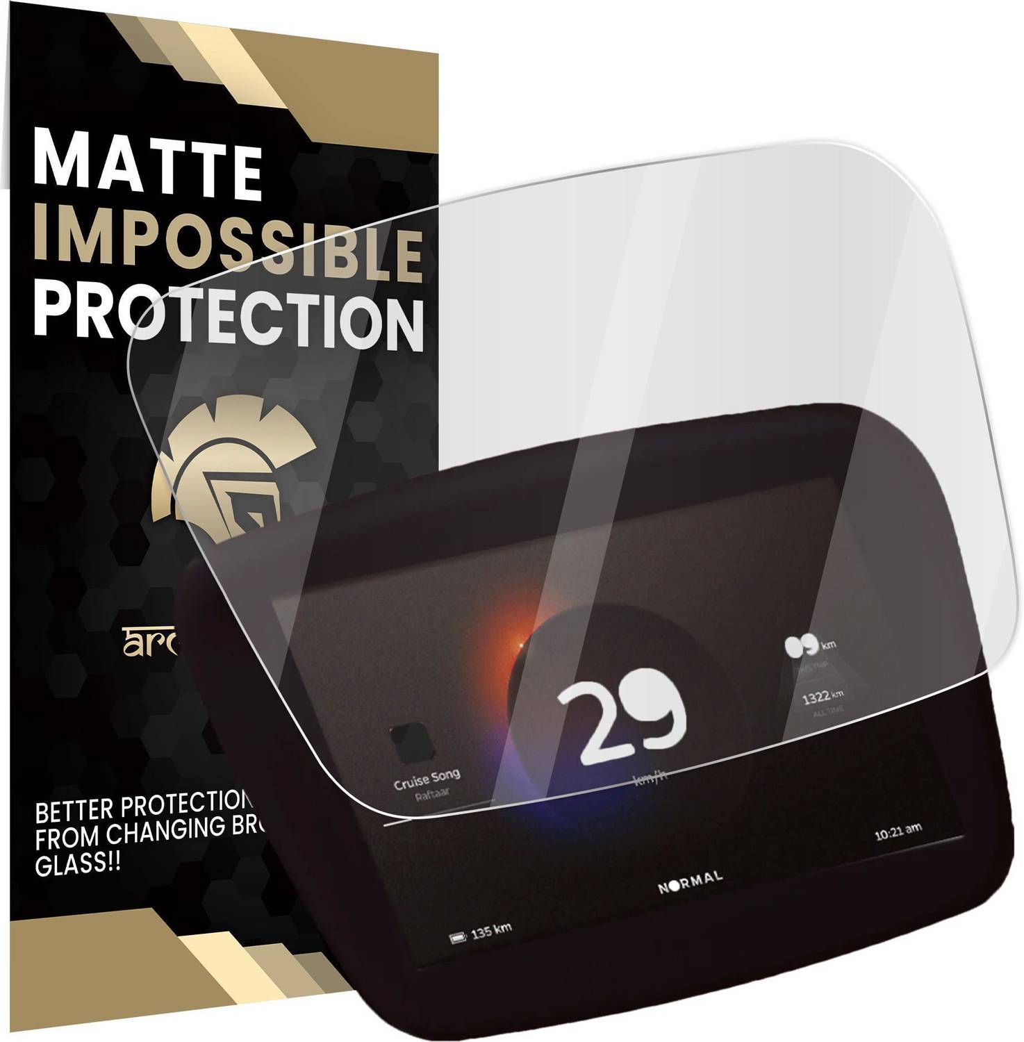 ArmourPro Impossible Screen Guard for Ola S1 Pro, Ola S1 Air, Ola