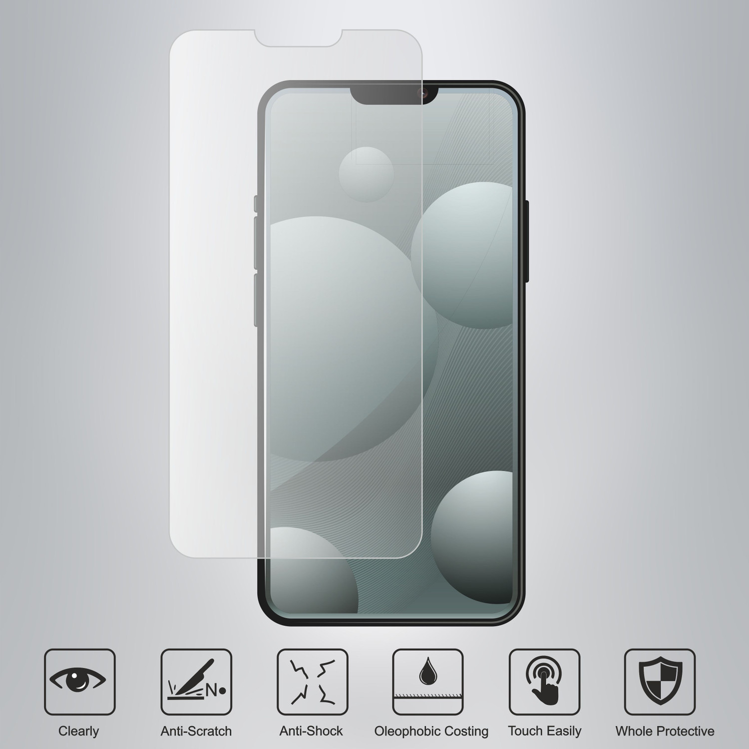 Image of TRUSTin.ONLINE Front and Back Tempered Glass for Realme 16 pro, REALME 16 pro 5g
