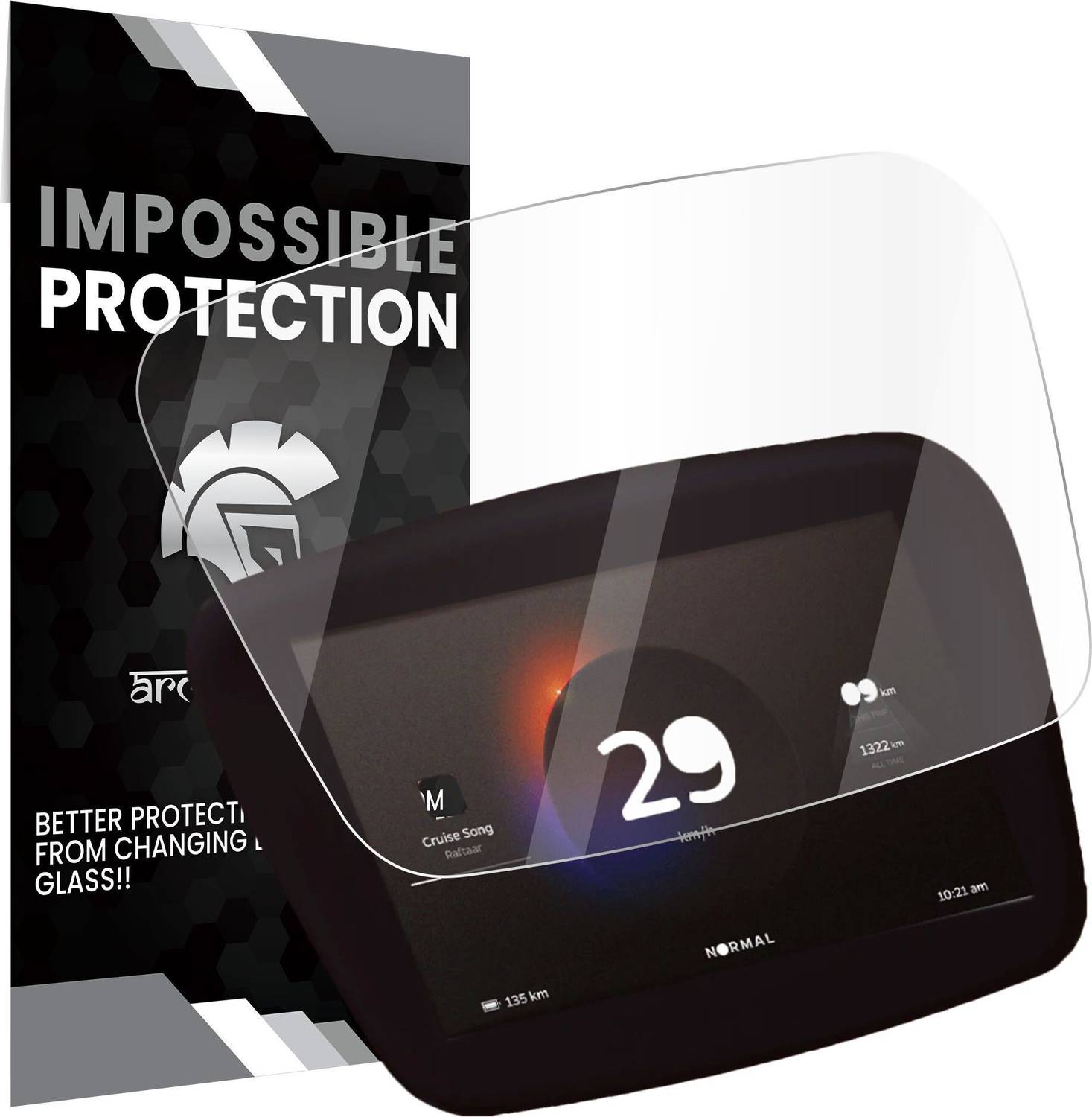 ArmourPro Impossible Screen Guard for Ola S1 Pro, Ola S1 Air, Ola