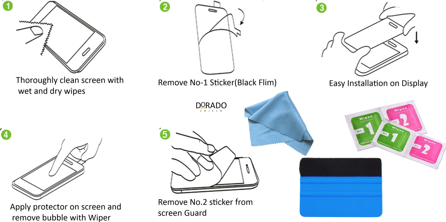 Image of DORADO SHIELD Impossible Screen Guard for Hyundai i20 (8 inch)