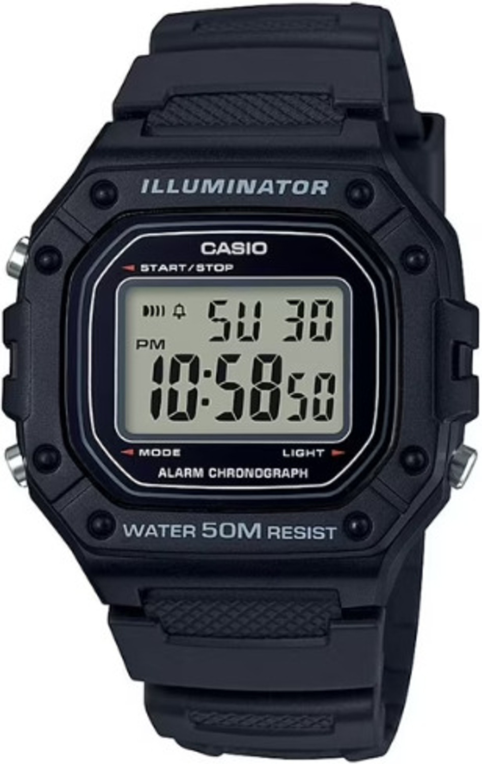 Image of Pranshi Nano Glass for Casio Men's Large Case Digital Sport Watch - Black W218H-1A 26.05.2019