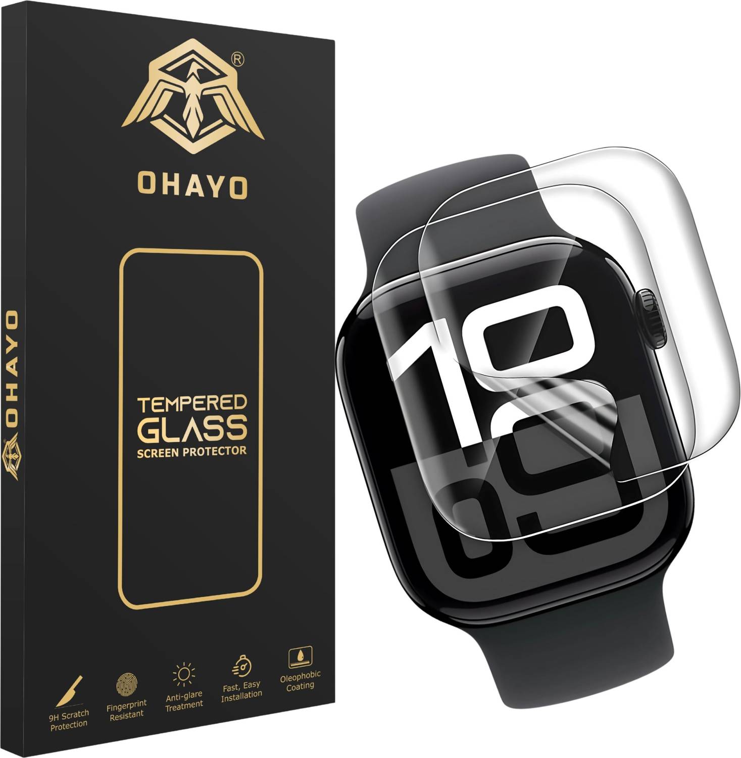 OHAYO Impossible Screen Guard for APPLE WATCH 46 mm (Pack of 2)
