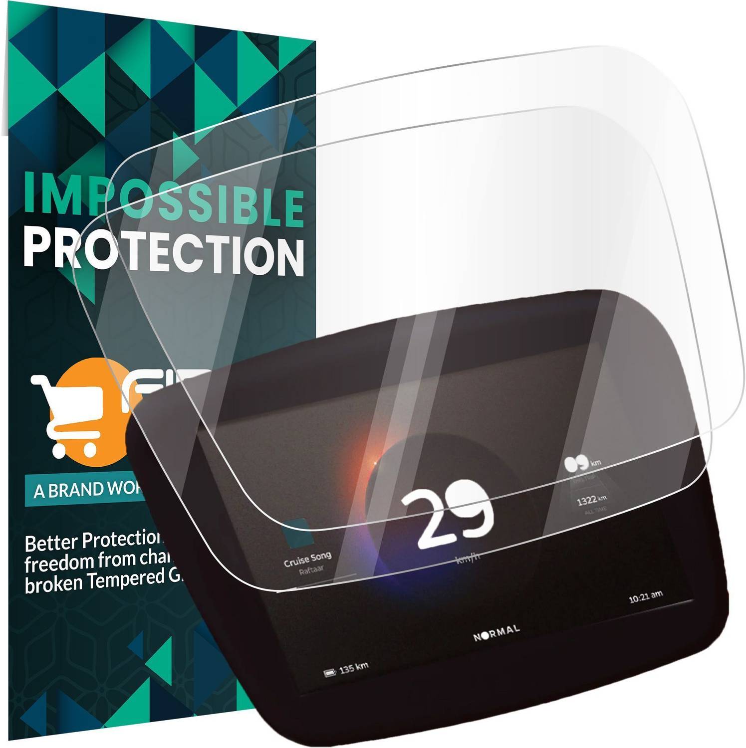 FIRST MART Impossible Screen Guard for Ola S1 Pro, Ola EV S1, Ola