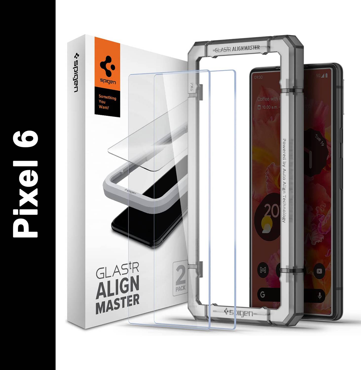 Spigen Screen Guard for Pixel 6 (Pack of 2)