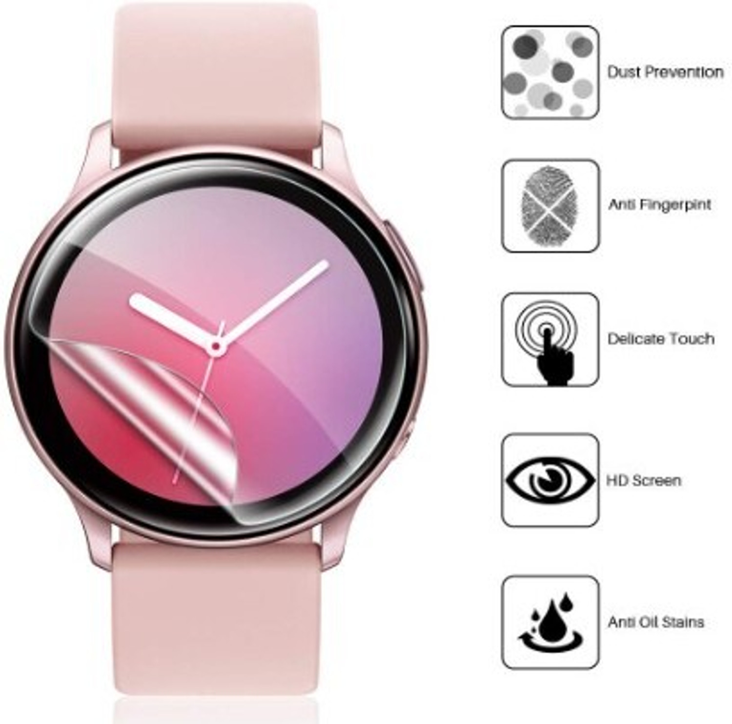 Image of RAGHAV Nano Glass for Fossil Analog White Dial Men's Watch-FS4795 Stainless Steel, Multicolor Strap
