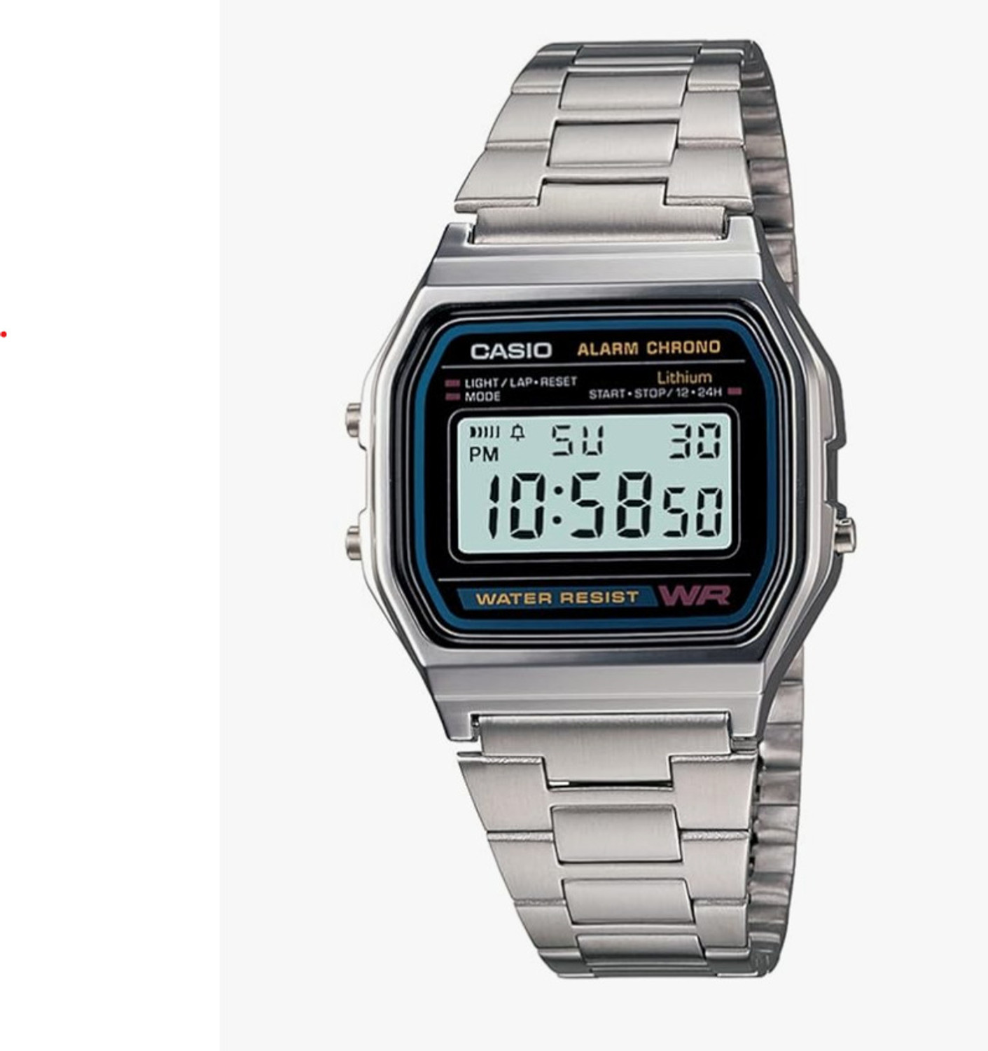 Image of THJDG Nano Glass for Casio Unisex 36.8 x 33.2 x 8.2mm Vintage COLLECTIONA-158WA-1- - Copy (5)