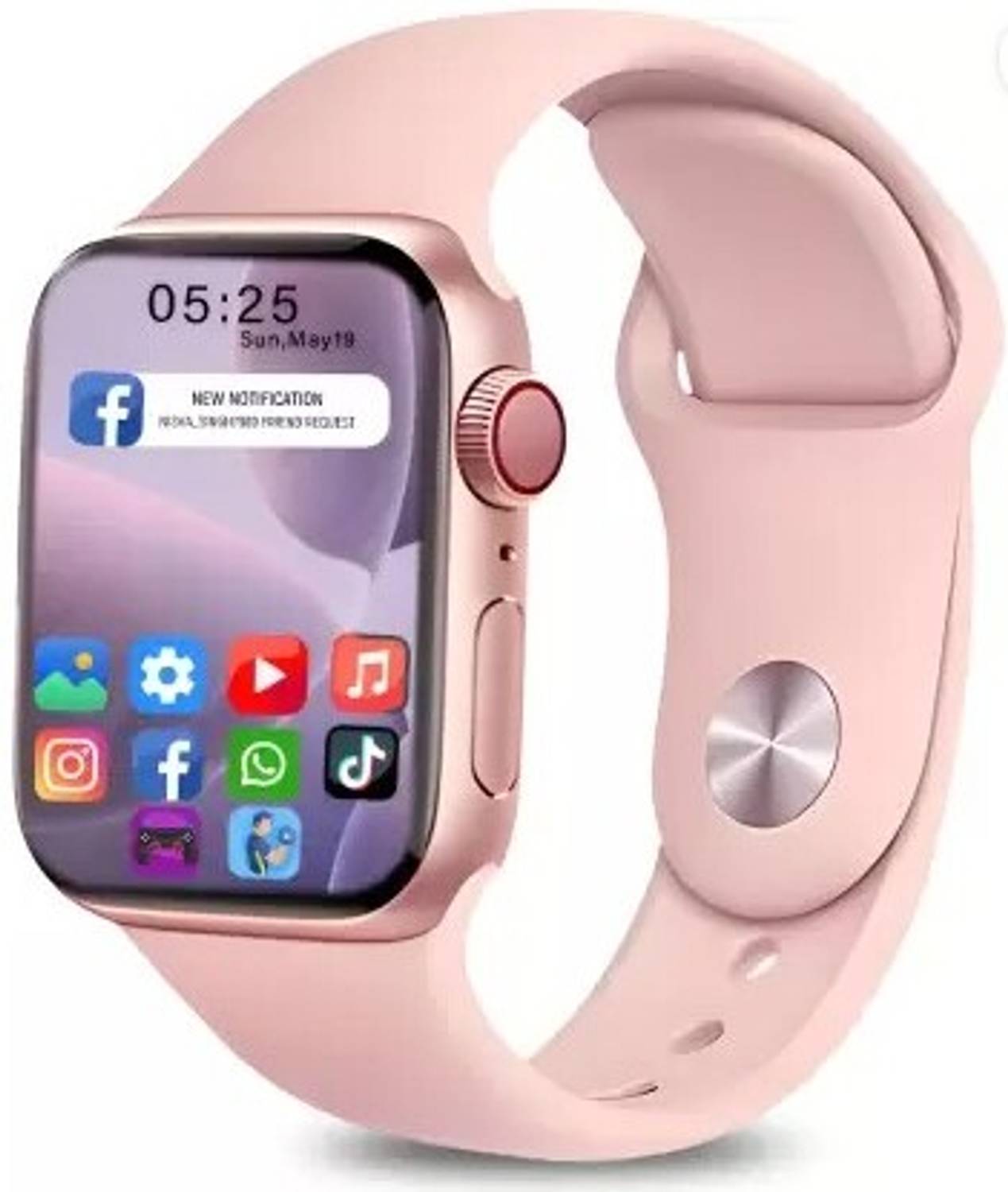 Pranshi Nano Glass for I8 Pink-A1 Full Screen Touch Watch Special