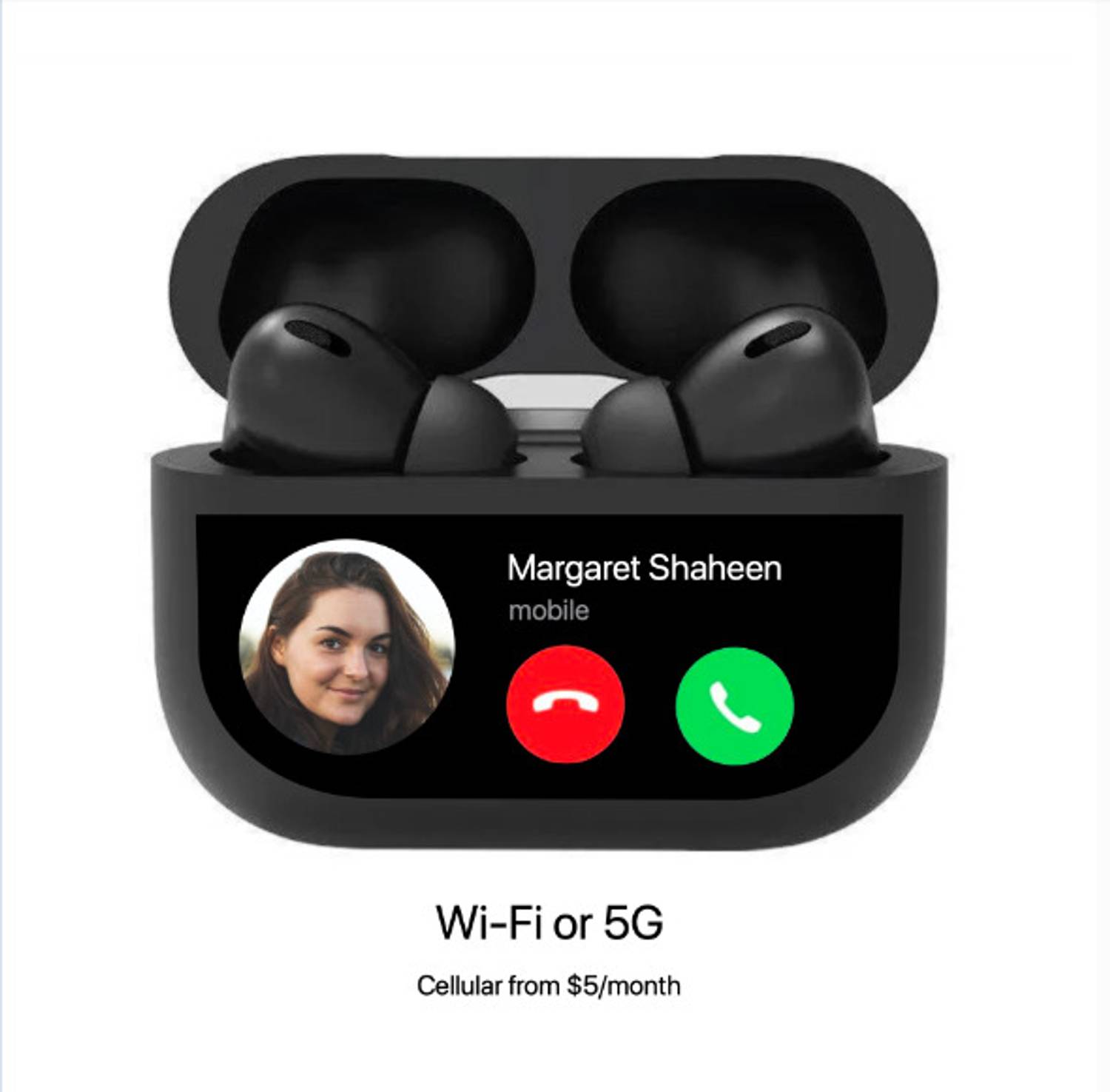 BTBUDS Nano Glass for AirPods Pro 2nd Generation, with Display Touch Screen