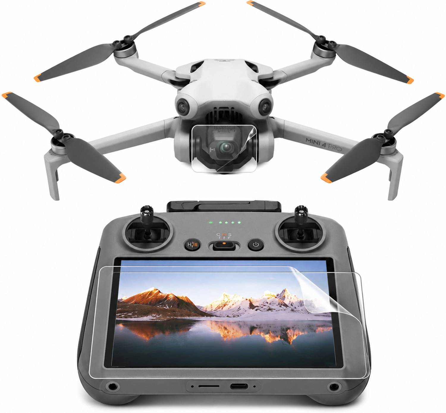 THJDG Edge To Edge Tempered Glass for DJI Mini 3 Pro DJI RC Drones | 4K HDR Video | 48MP Camera | DJI RC Smart Controller | Intelligent Flight Battery Plus | Foldable GPS Drones