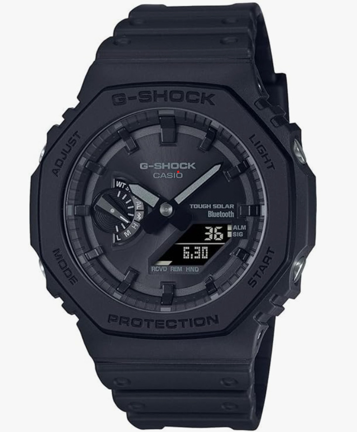 Image of Varsha Nano Glass for Casio G-Shock GA-B2100-1A1DR Black Analog-Digital Dial Black Bluetooth G1242