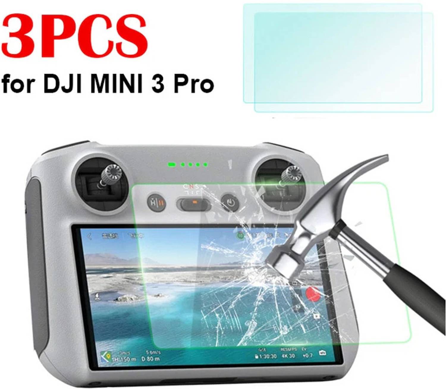 DRONE Nano Glass for DJI MINI 3 Pro RC Remote Controller Sc - Copy