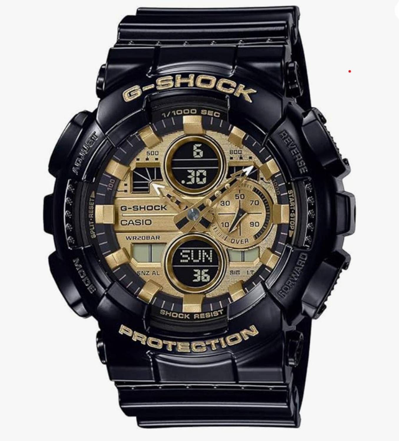 Varsha Nano Glass for Casio G-Shock GA-140GB-1A1DR Black & Gold A