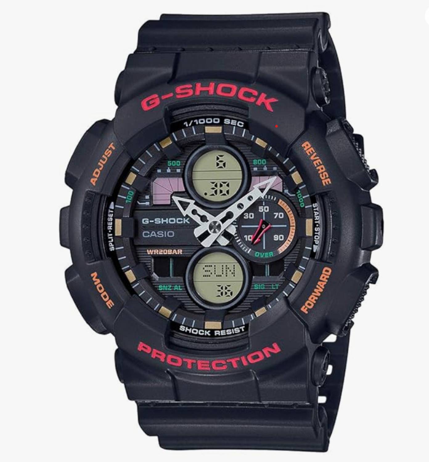 Varsha Nano Glass for Casio G-Shock Analog-Digital Black Dial Men
