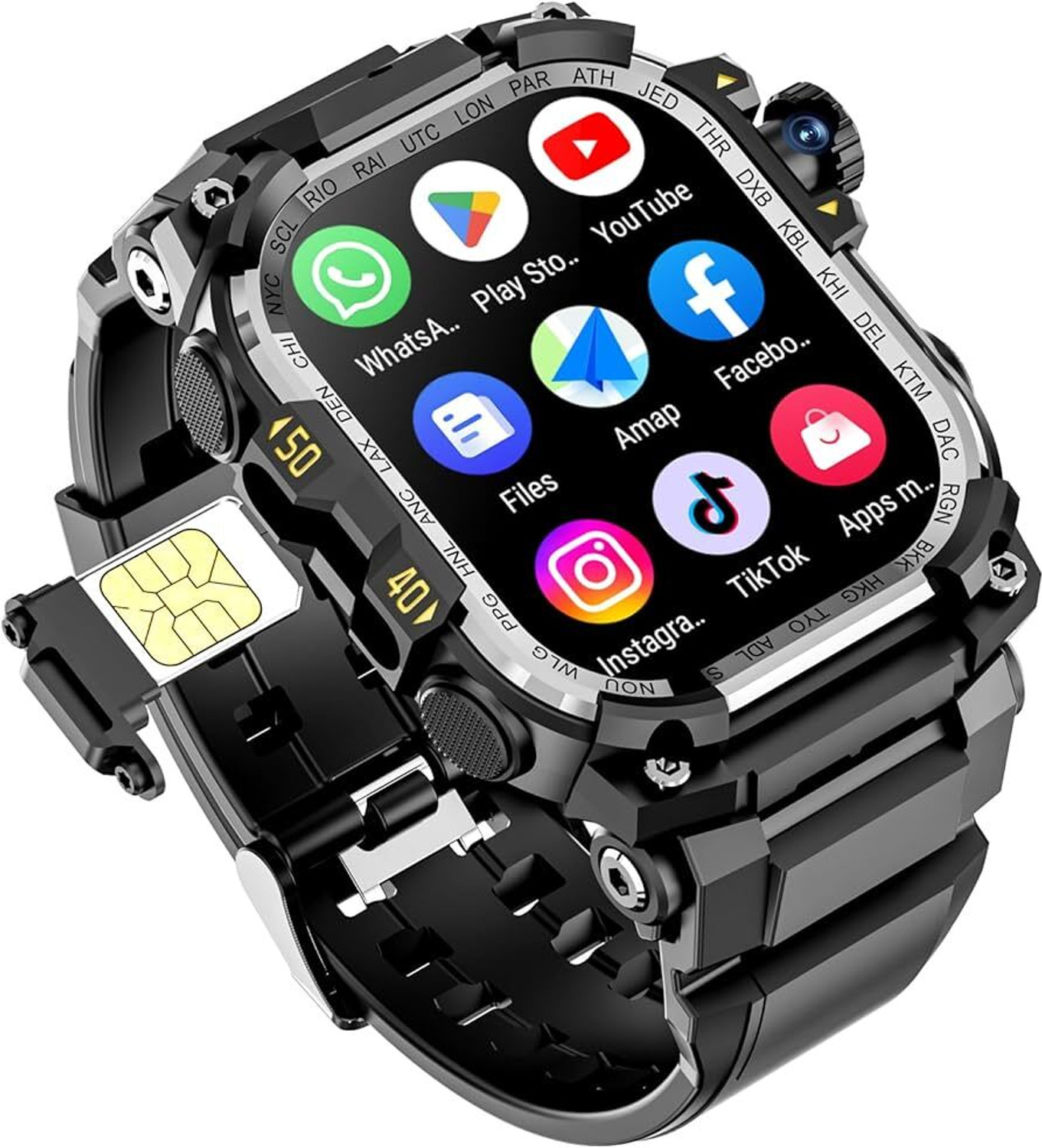 Image of Stylix Nano Glass for Fire-Boltt Dream Wristphone 5.13 cm (2.02 inch) full Touch screen, Supports 1000+ Smartphone Apps & Other Functions like a 4G LTE Nano-SIM, BT call, Wi-Fi, GPS, 16 GB Storage 2.74