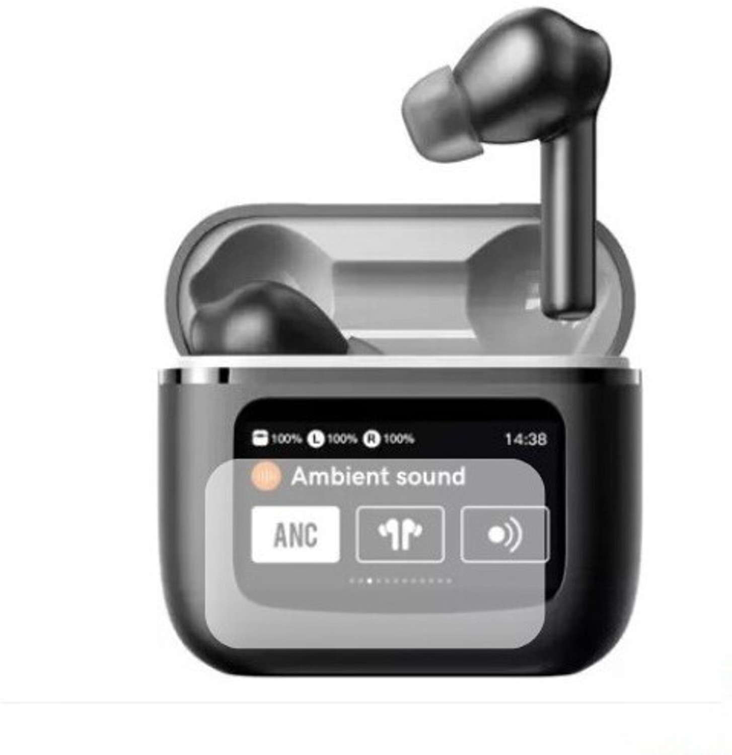 Image of Earbuds VD Nano Glass for JBL TOUR PRO 2 TWS True Adaptive Noise Canceling Earbuds with Wireless Charging Black - Copy (3) (Pack of 2)