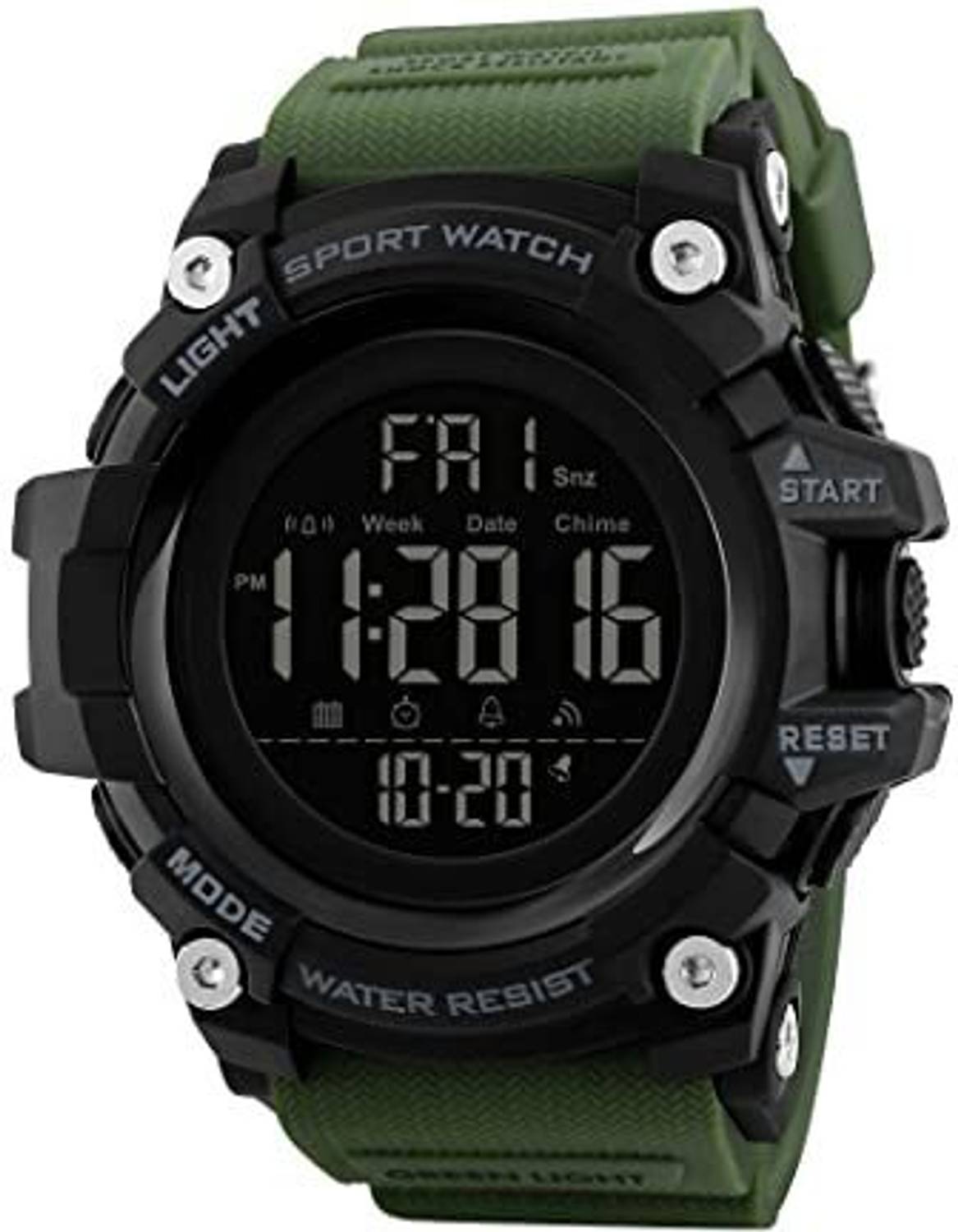 Gangtok Hub Nano Glass for SKMEI Men's Digital Sports Watch 50m W