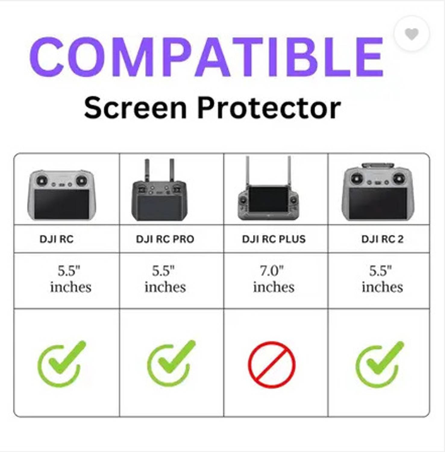 VD Enterprise Nano Glass for DJI Mini 3 Pro Drone - Image 4
