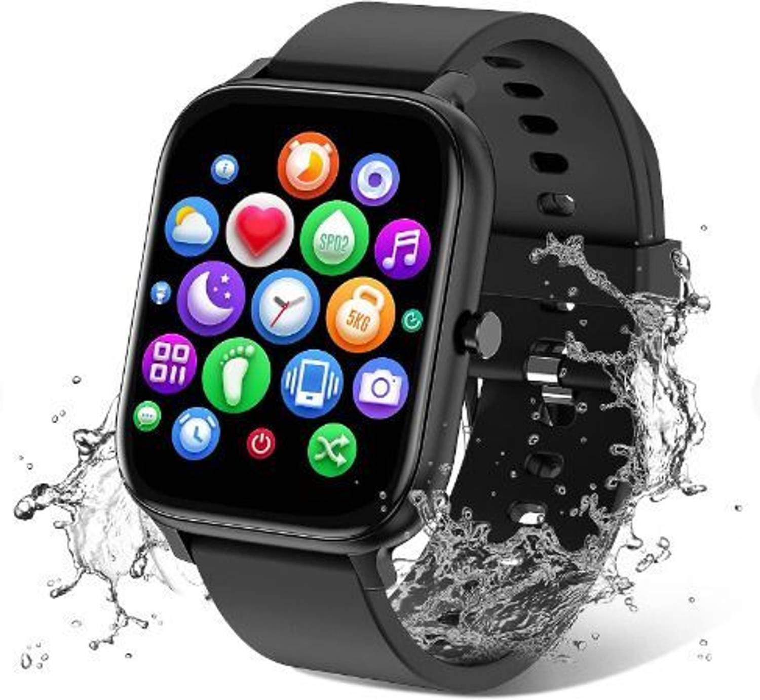 RKSM Nano Glass for Smart Watch for Men Women Compatible with iPh