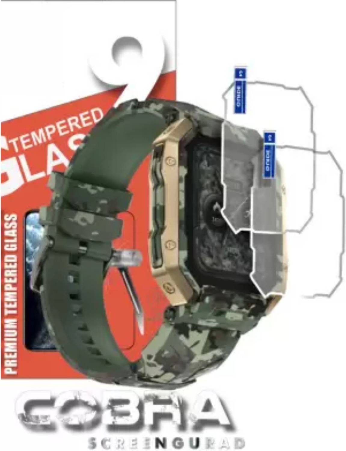 chakoor Screen Guard for Fire-Bolt cobra smart watch