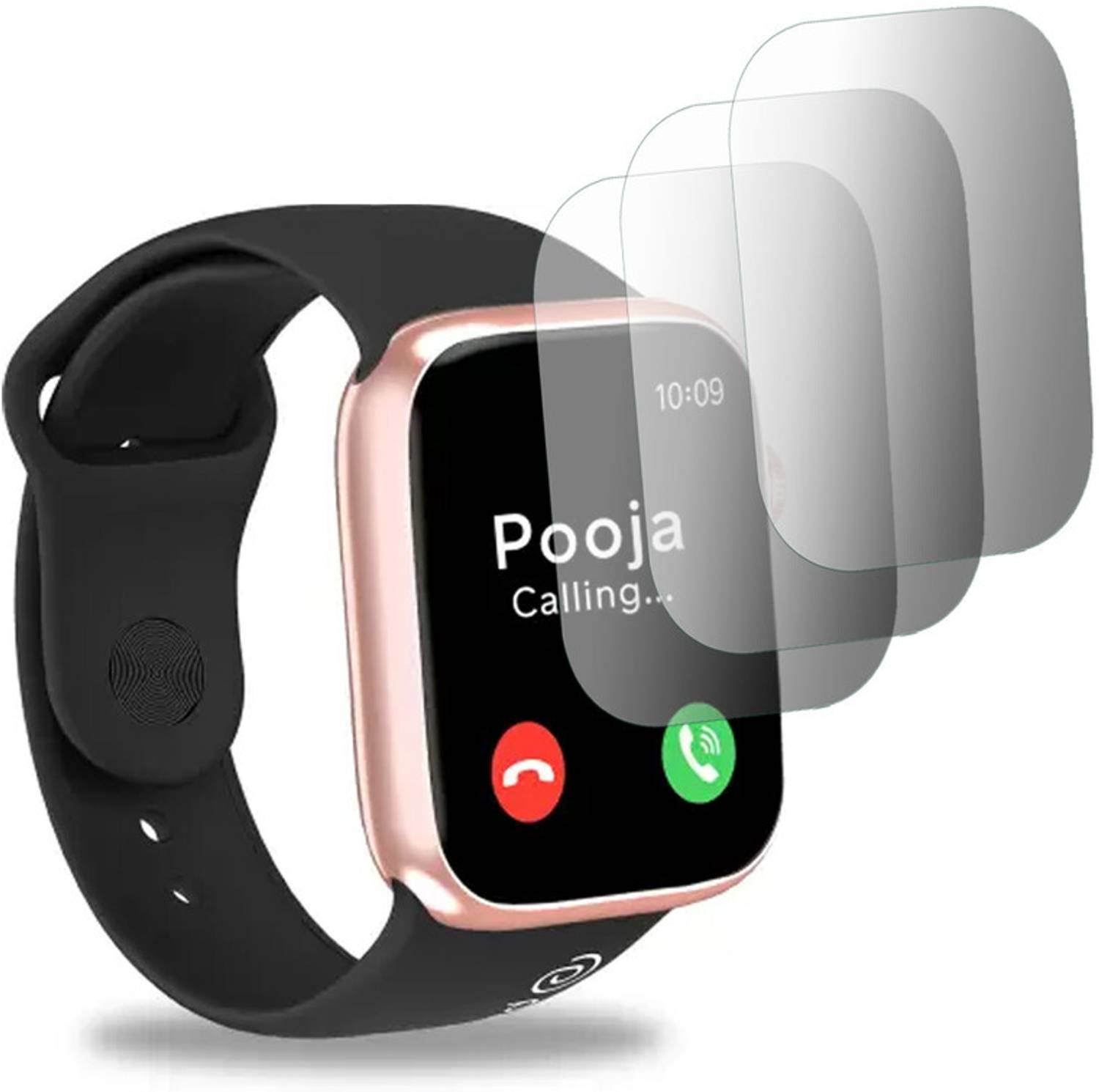 YCHROZE Screen Guard for pTron Pulsefit P61