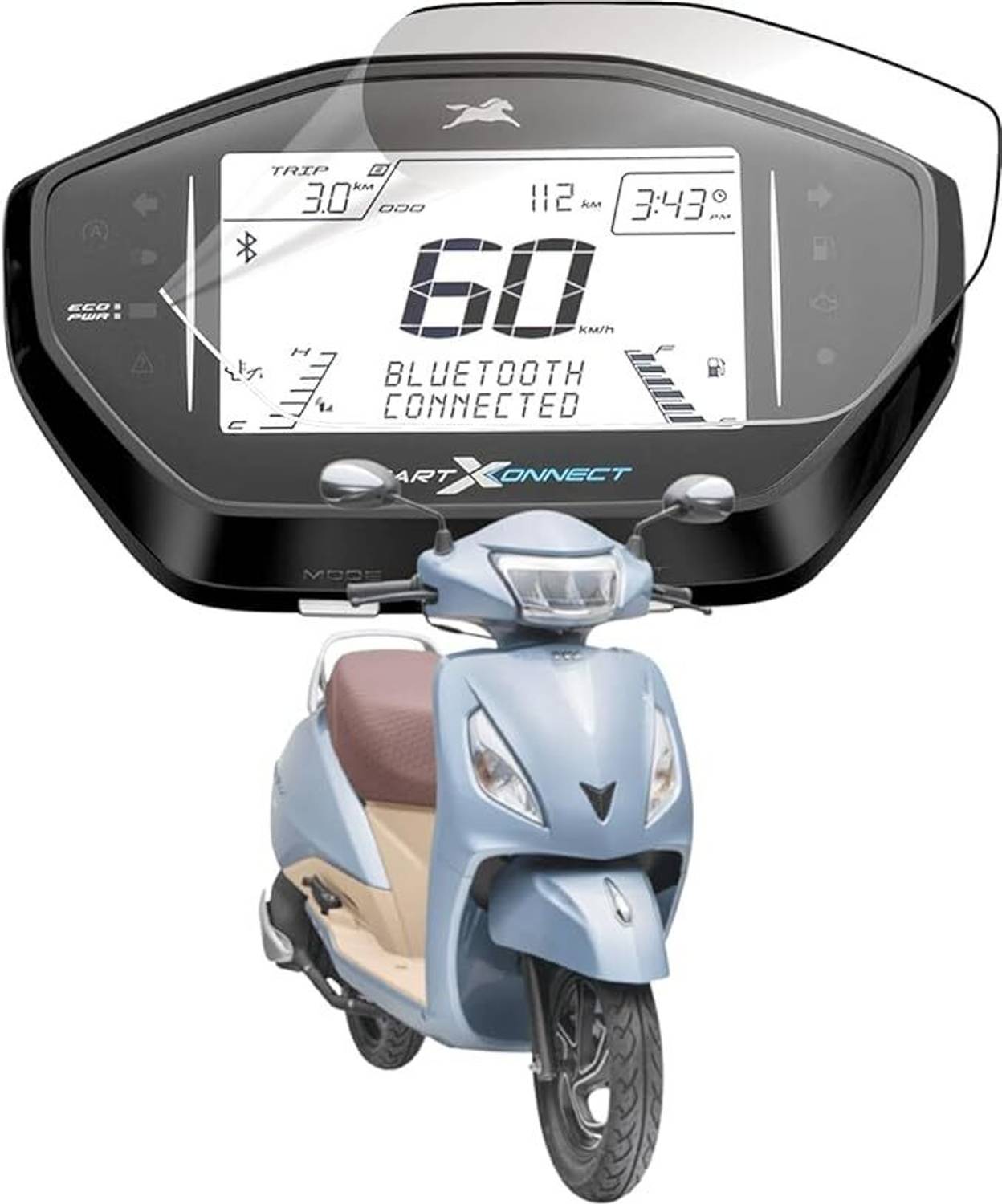 E-Shoppe Screen Guard for TVS Jupiter ZX Smart Xonnect Speedometer