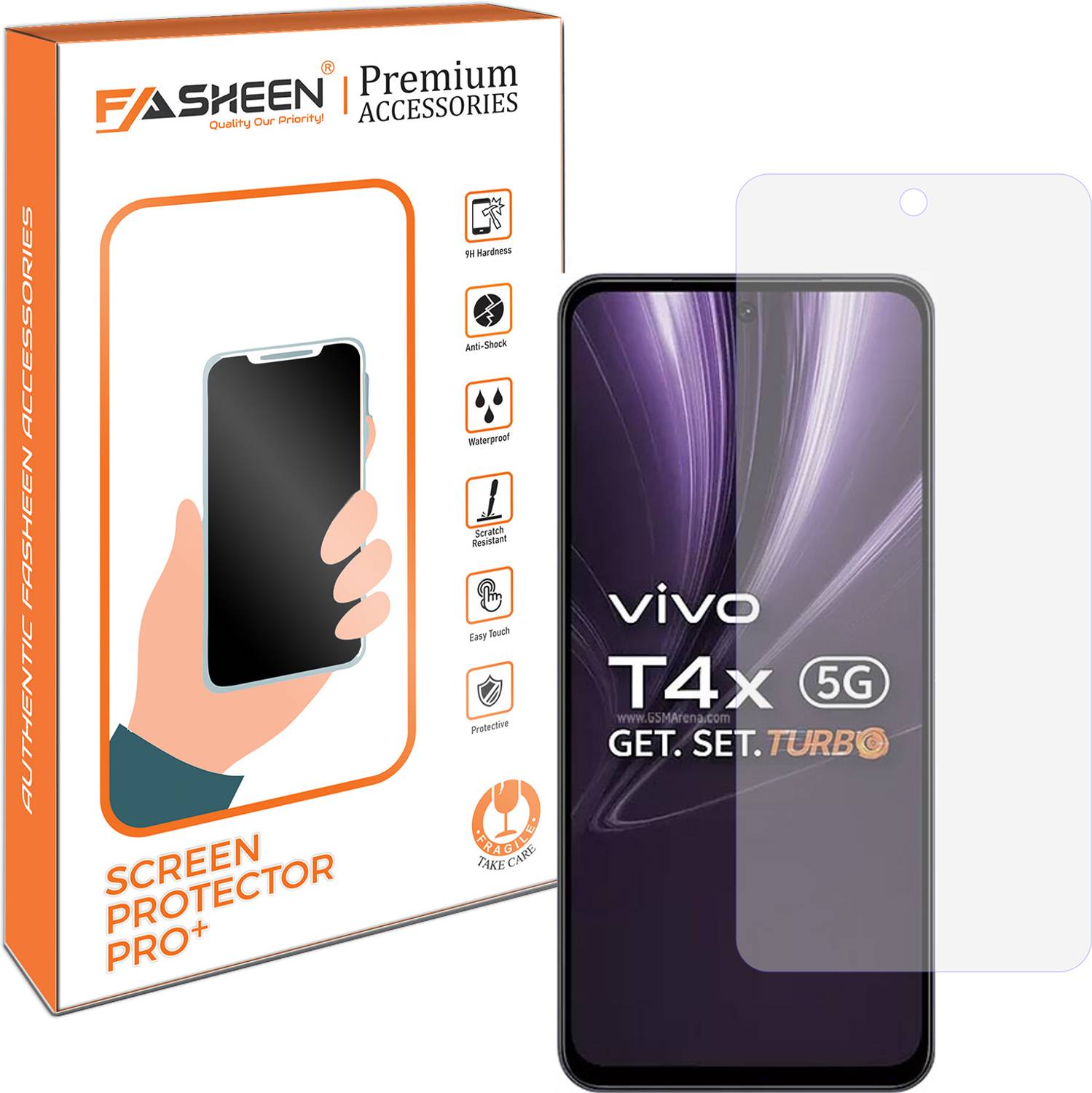 Fasheen Screen Guard for Vivo T4X (Anti Glare Matte) Pack of 1 - Image 1