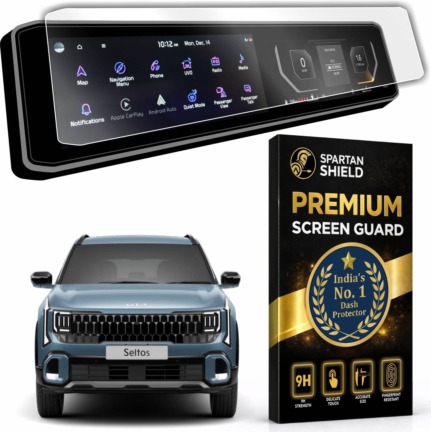 PRO STAR CarPlay USB CD Player 2019-2026 Kia Seltos GPS スクリーン 