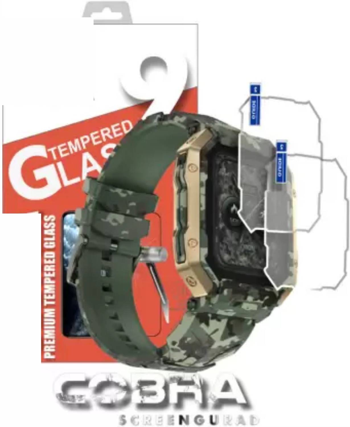 chakoor Screen Guard for Fire Boltt Cobra Smart Watch