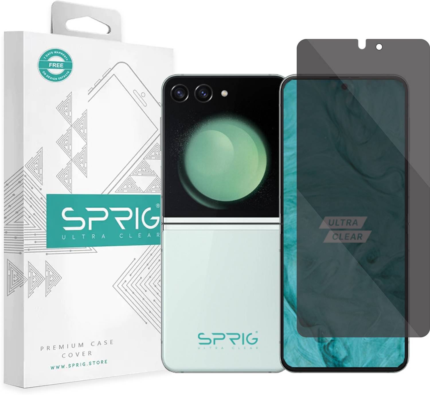 Sprig Screen Guard for Samsung Galaxy Z Flip5, Samsung Galaxy, Z