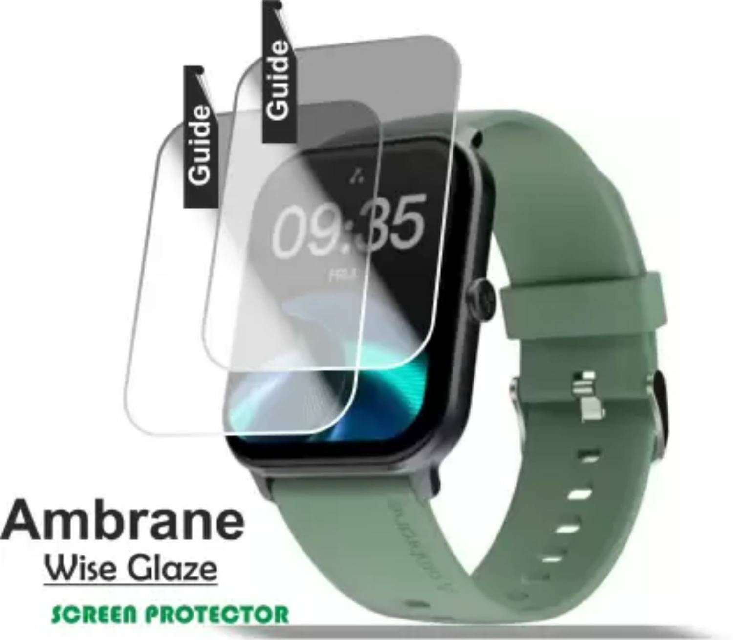 chakoor Screen Guard for AMBRANE WISE GLAZE SMART WATCH