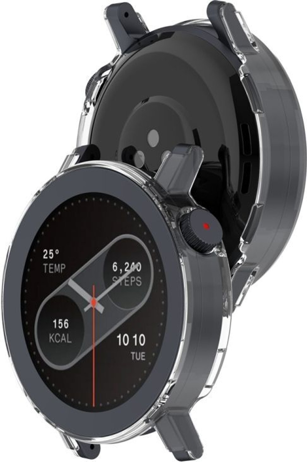 Image of KAZUKI Screen Guard for CMF Watch Pro 2 Half Package Hollow PC Watch Protective Case(Transparent)