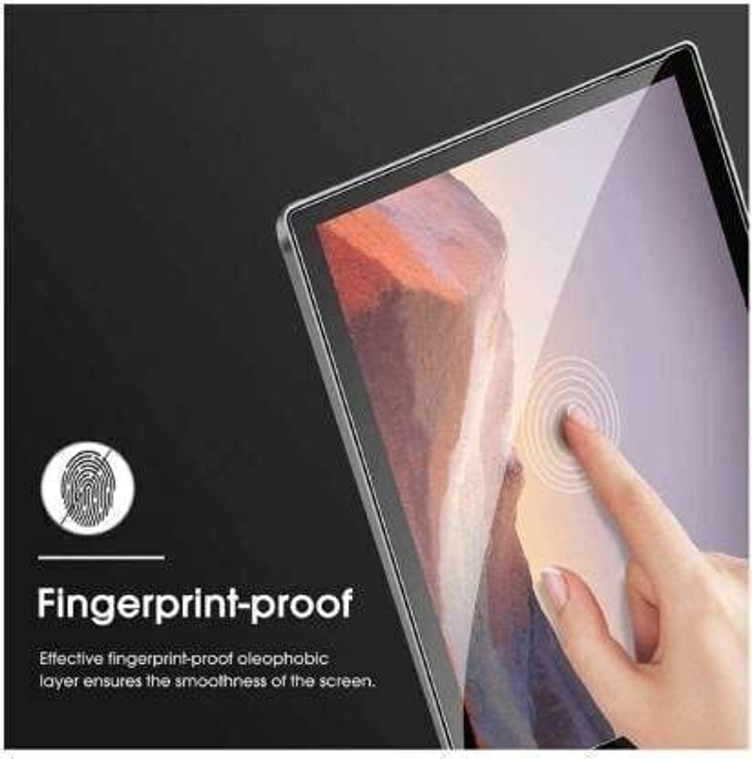 Image of Proelite Tempered Glass Guard for Apple iPad Air 11 inch M4 /M3 /M2 2026 /2025 /2024, Premium Tempered Glass Screen Protector