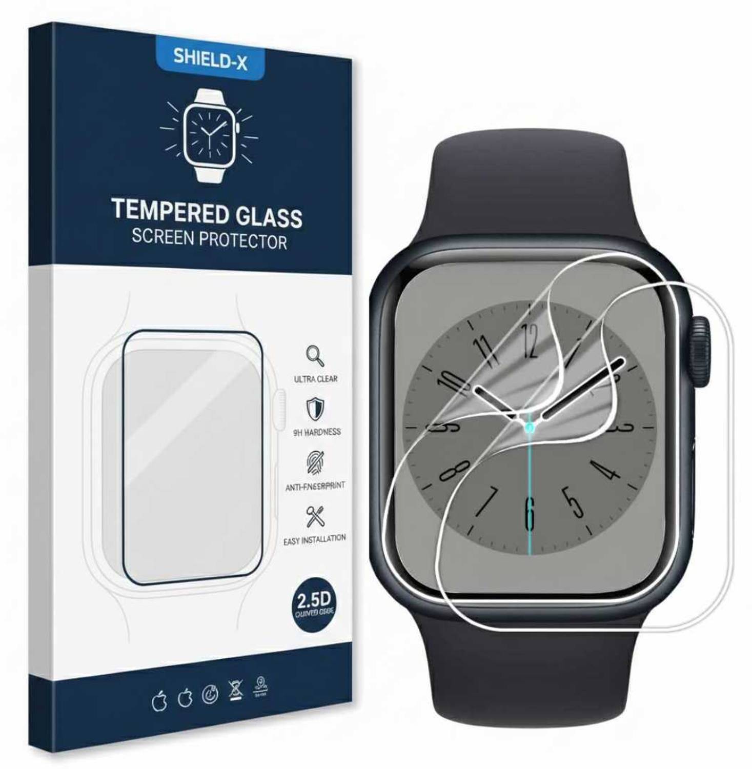 PONDRIK Screen Guard for Apple Watch Series 11/ Series 10 46mm (P
