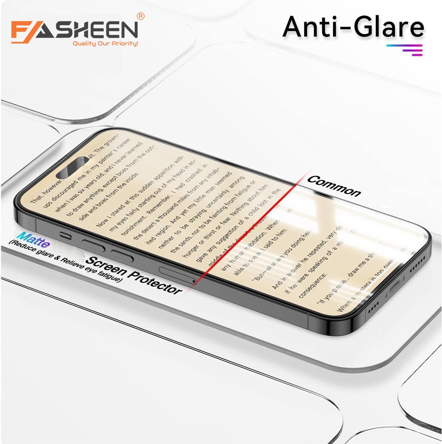 Fasheen Screen Guard for Vivo T4X (Anti Glare Matte) Pack of 1 - Image 3