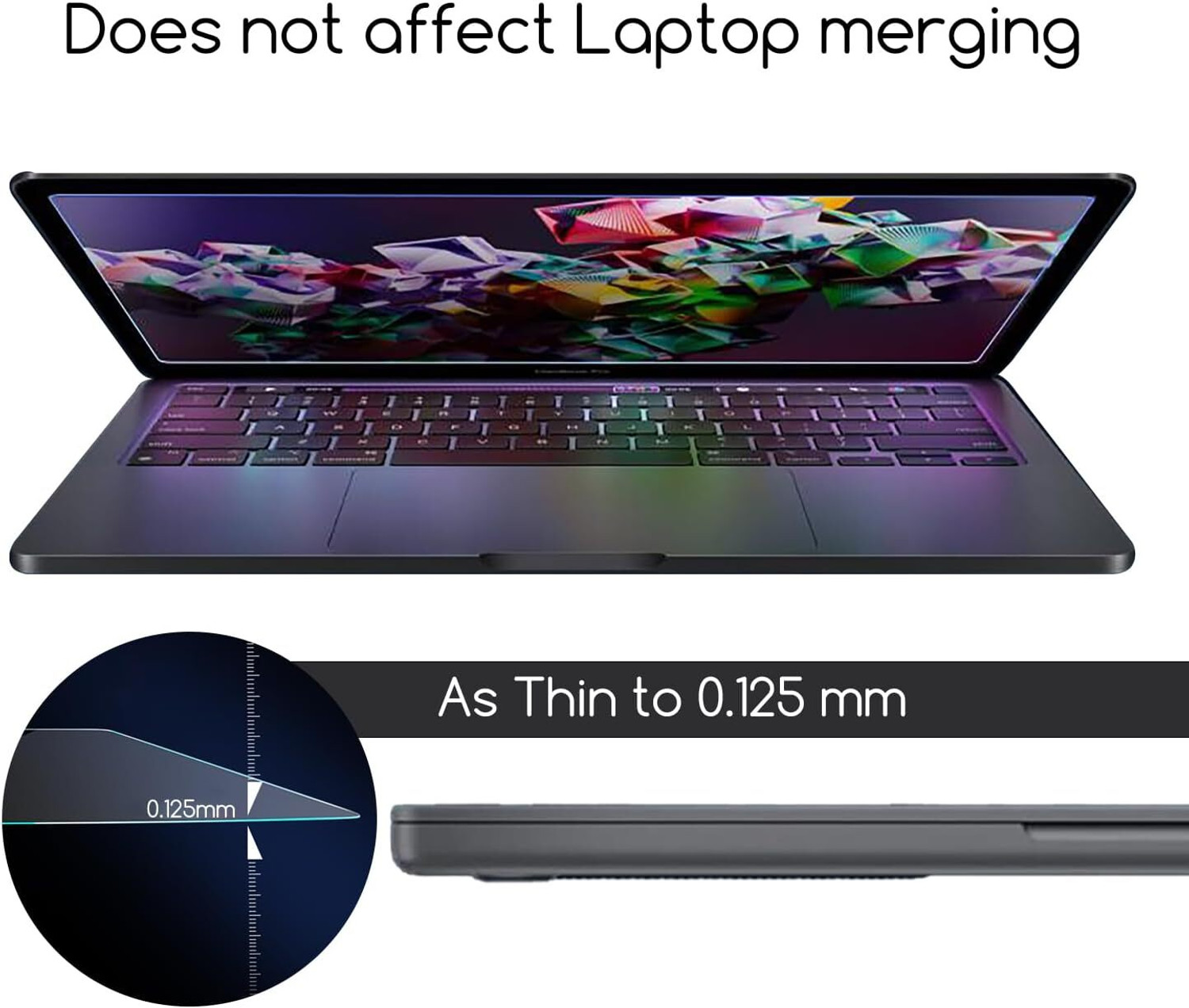 Image of Saco Screen Guard for (Anti Glare) 2021 2020 Macbook Air 13 M1 A2337 M1 A2179 A1932 |Macbook Pro 13 Inch 2022-2016 Model M2 M1 A2338 A2289 A2251 A2159 A1706 A1708