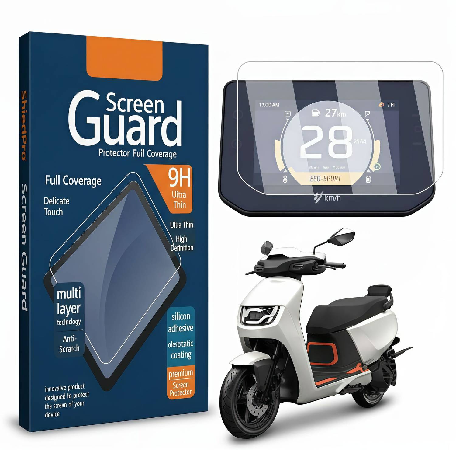 FINCH Screen Guard for Hero Vida VX2 Plus, Hero Vida VX2 Plus 2025+, Vida VX2 Plus